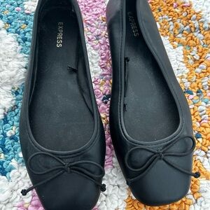 Express Elegant Black Ballet shoes